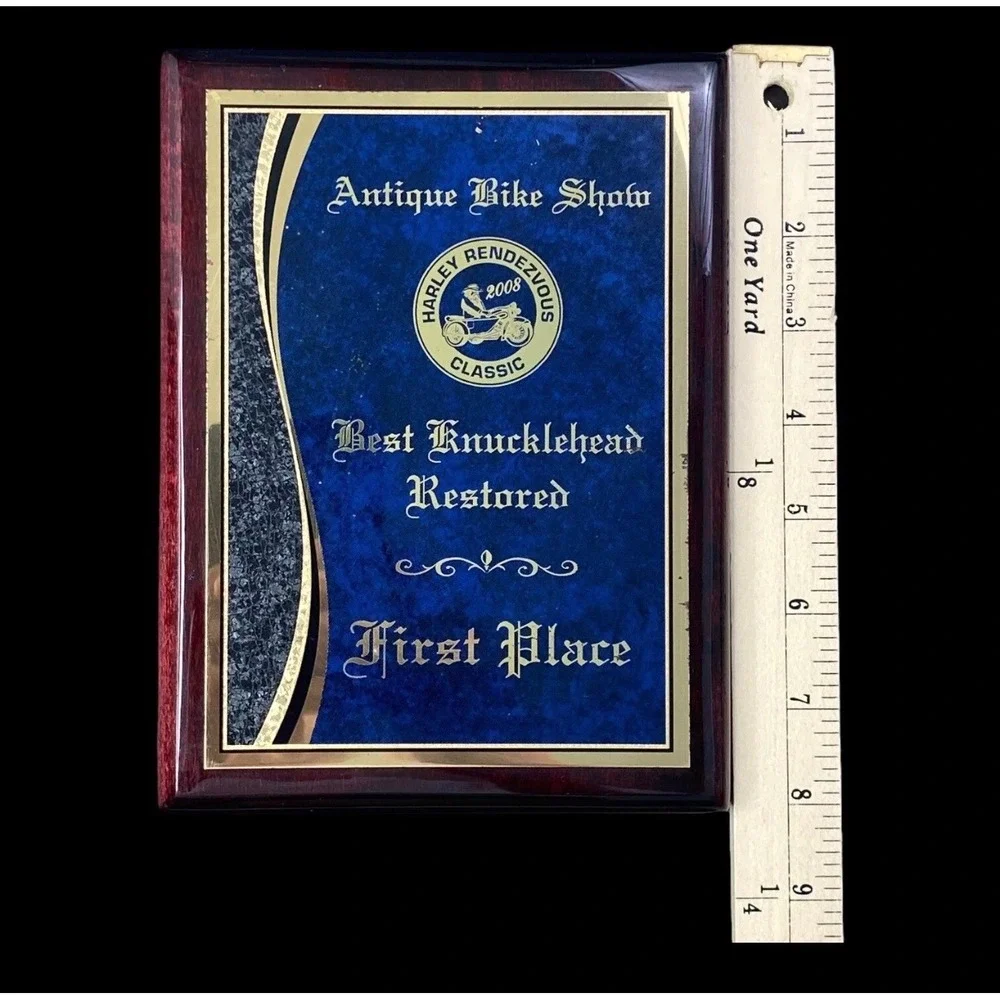 2008 Harley Rendezvous Classic‎ Antique Bike Show Best Knucklehead Restored Ist